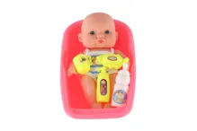 Panenka miminko s doplňky ve vaničce 18 cm (5)