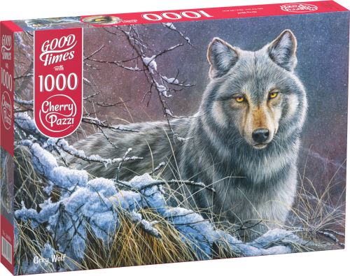 Puzzle Cherry Pazzi 1000 dílků - Šedý vlk (Grey Wolf)
