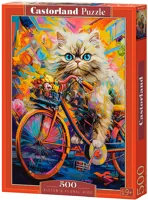 Puzzle Castorland 500 dílků - Kočka na kole Puzzle Castorland 500 dílků - Kočka na kole