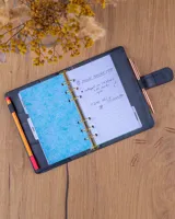 Týdenní diář 2027 Notique Refill kroužkový 12,5 x 19 cm černý (7)