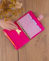 Týdenní diář 2027 Notique Refill kroužkový 12,5 x 19 cm pudrově růžový (4)