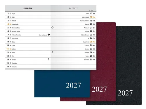 Měsíční diář 2027 MFP M102 PVC mix