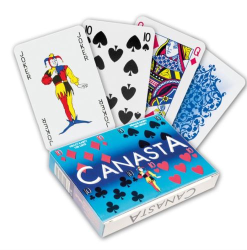 Hrací karty Canasta - papírová krabička