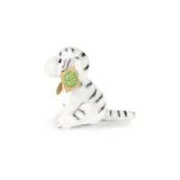 Plyšový tygr bílý sedící 15 cm, ECO-FRIENDLY (2)