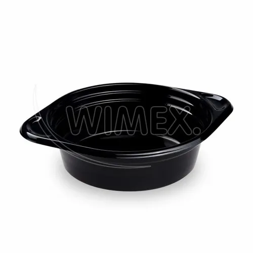 Miska (PP) Reware Brunch opakovaně použitelná černá Ø 156 mm 500 ml, 12 ks
