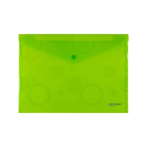 Obálka s drukem A4 psaníčko NEO COLORI - zelená
