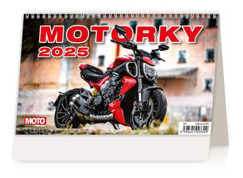 Stolní kalendář 2025 Helma - Motorky