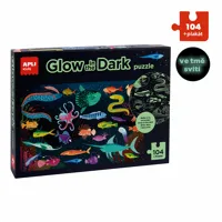 Puzzle svítící ve tmě Apli - Oceán, 104 ks, 5+ Puzzle svítící ve tmě Apli - Oceán, 104 ks, 5+