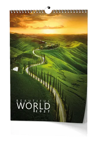 Nástěnný kalendář 2027 Baloušek Beautiful World