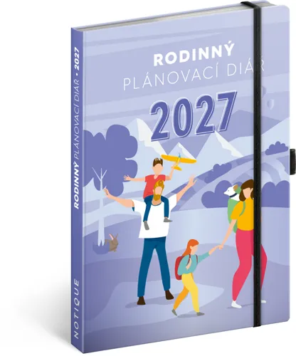 Rodinný diář – pomocník všech rodičů 2027 Notique A5
