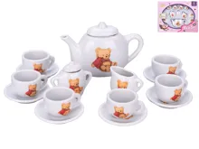 Čajový set porcelánový, 16 ks