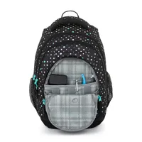 Studentský batoh Bagmaster Supernova 23 A černo-tyrkysový + gumovací pero Pilot Frixion (8)