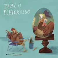 Nástěnný kalendář poznámkový 2027 Notique Chicken Artists, 30 x 30 cm (4)