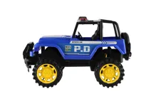 Policejní auto terénní 22 cm na setrvačník - mix barev (5)