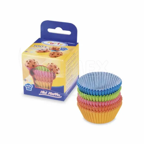 Cukrářské košíčky barevné mix Ø 35 x 20 mm 100 ks