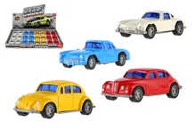 Auto mini kovové 7,5 cm na zpětné natažení - mix barev