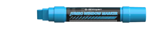 Značkovač křídový Centropen Jumbo Window 9120 - modrý