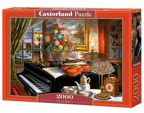 Puzzle Castorland 2000 dílků - Černý klavír
