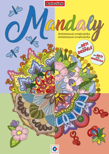 Antistresové omalovánky 2/3 A4 Baloušek - Mandaly