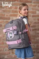 Školní batohový set 3-dílný Baagl Skate Kuromi Grey (10)