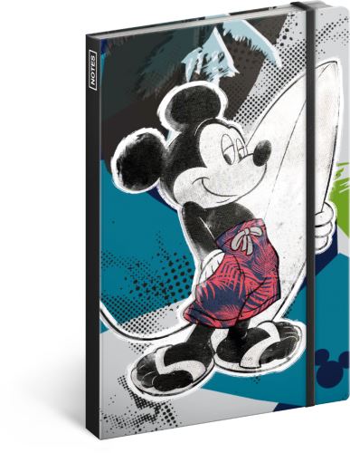 Notes Mickey, linkovaný, 13 x 21 cm