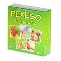Pexeso Naše lesy 64ks v krabičce (1)