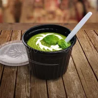 Miska (PP) Reware Snack opakovaně použitelná černá Ø 115 mm 520 ml, 25 ks (2)