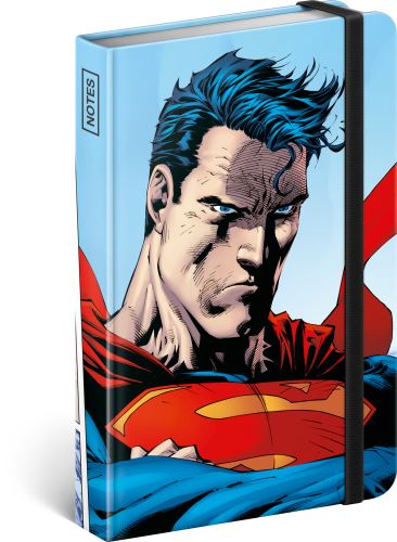Notes Superman – World Hero, linkovaný, 10,5 x 15,8 cm