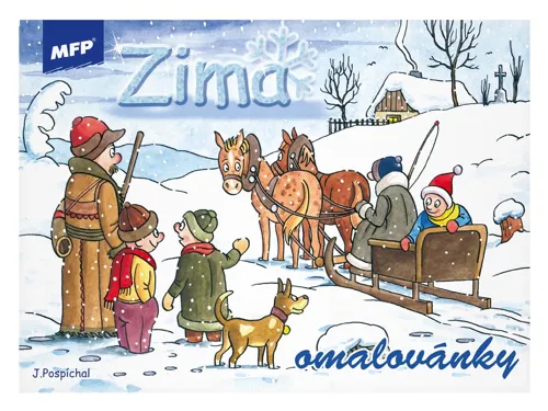 Omalovánky A5 MFP - Zima