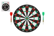 Terč na šipky 24 cm + 2 házecí šipky