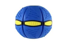 DiskMíč - Hoď disk, chyť míč! 22 cm - modrý (3)