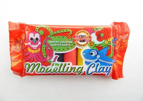 Modelovací hmota (plastelína) 5 barev ve fólii 100g - Koh-i-noor