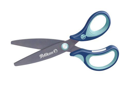 Nůžky pro praváky Pelikan Griffix 14 cm - modré
