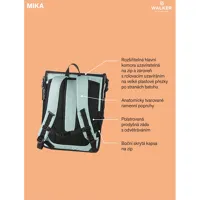 Volnočasový batoh Walker Mika Anthracite (6)