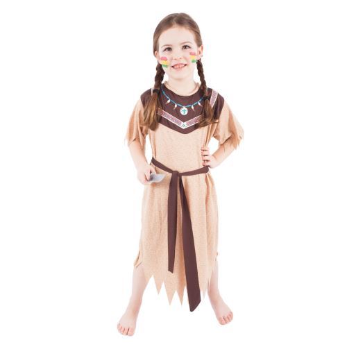 Dětský kostým indiánka s páskem, e-obal, vel. M