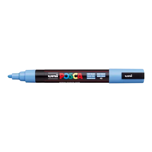 Dekorační popisovač Posca PC-5M, nebesky modrá (48), 1,8-2,5 mm