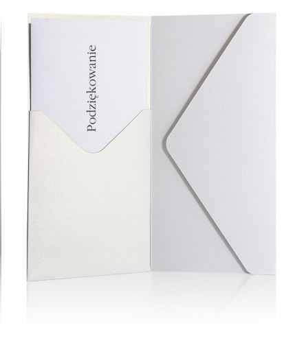 Obálky DL Pearl SP/kapsa bílá 220g, 5ks, Galeria Papieru