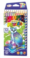 Školní pastelky prořezané trojhranné 12ks (1)