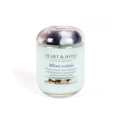 ALBI Střední svíčka Heart & Home - Mlžné svítání