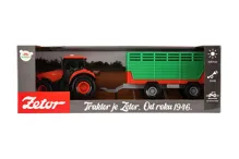 Traktor Zetor s vlekem 36 cm na setrvačník se světlem a zvukem (2)