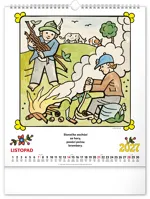 Nástěnný kalendář 2027 Notique Josef Lada – Říkadla, 30 x 34 cm (11)