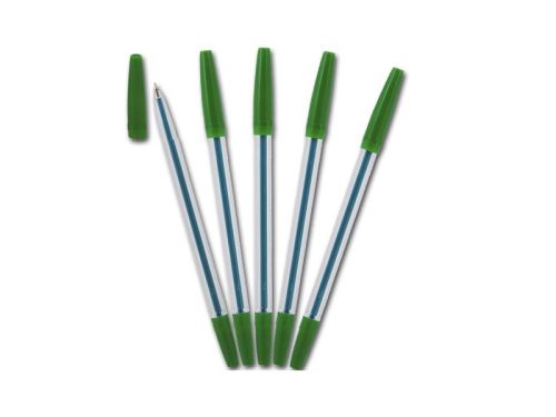 Kuličkové pero jednorázové - zelené