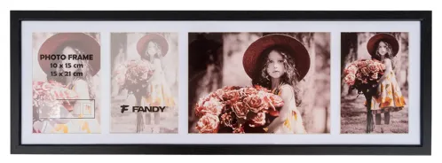 Fotorámeček dřevěný Style gallery 03 - černý