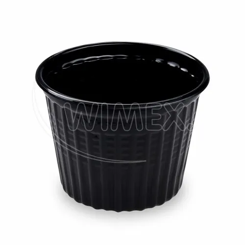 Miska (PP) Reware Snack opakovaně použitelná černá Ø 115 mm 520 ml, 25 ks