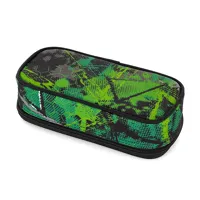 Studentský penál Bagmaster Case Bag 23 A zeleno-černý (2)