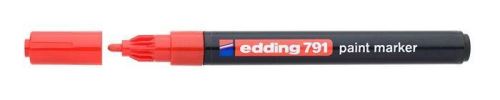 Lakový popisovač EDDING 791, 1-2mm - červený
