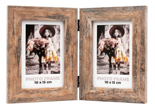 Fotorámeček dřevěný Narvik 10x15/2 - hnědý