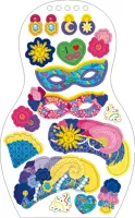Oblékáme panenky na KARNEVAL – Omalovánky (4)