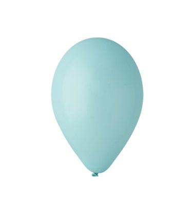 Balónky nafukovací průměr 26cm – pastelová akvamarínová, 10 ks
