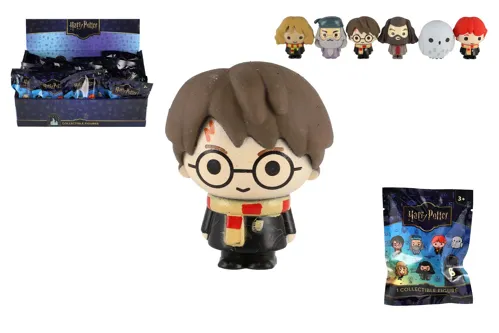 Harry Potter 3D figurka gumová v sáčku mix druhů 24ks v boxu